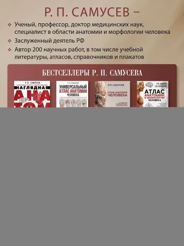Наглядная анатомия человека. Подробный атлас с иллюстрациями
