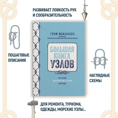 Большая книга узлов. 420 узлов, инструментов и техник плетения