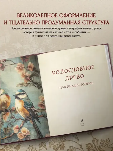 Родословное древо. Семейная летопись: индивидуальная книга фамильной истории