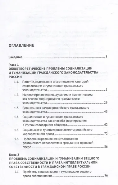 Проблемы социализации и гуманизации гражданского законодательства России: монография
