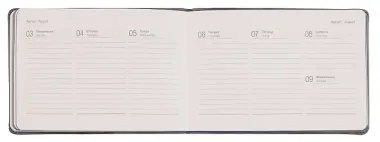 Еженедельник датированный 2026 год, А6, 64 листа, 160x105 мм 