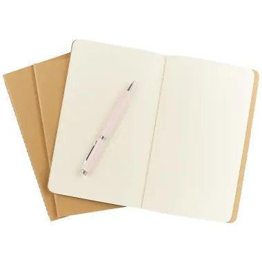 Набор книг для записей Moleskin Cahier Journal Large, 3 штуки, бежевая, мягкая обложка, 40 листов, А5