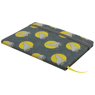 Книга для записей «Замша», Escalada, графитовая, 96 листов, А5