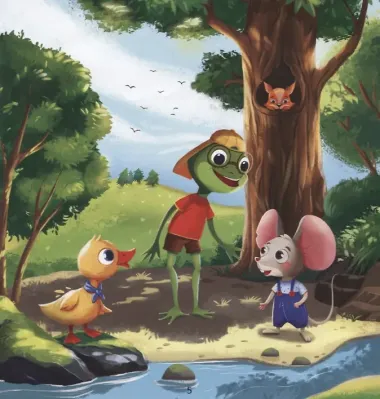 Как мышонок нашел друзей