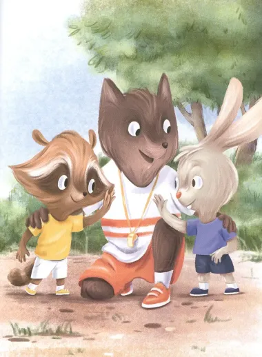 Енотик идет в школу