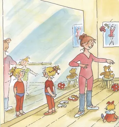 Конни занимается танцами