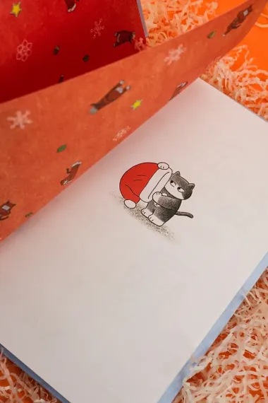 Кот на ватрушке