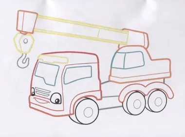 Транспорт. Раскраски с цветным контуром