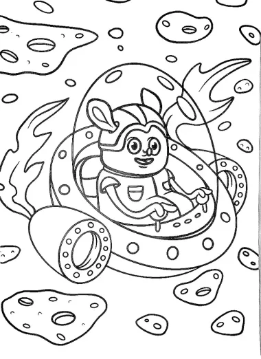 МАКСИ-РАСКРАСКА. КОСМИЧЕСКИЕ ПРИШЕЛЬЦЫ