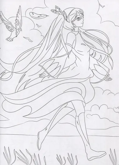 РАСКРАСКА-АНТИСТРЕСС. МИР АНИМЕ