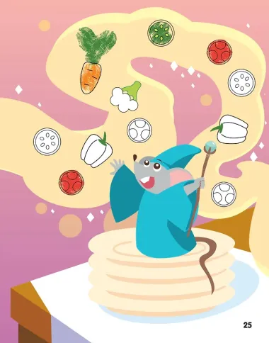 Фрукты и овощи. Рисуем пальчиками. Раскраска с заданиями