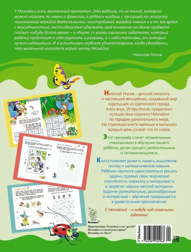 Незнайка. Большая книга загадок и головоломок