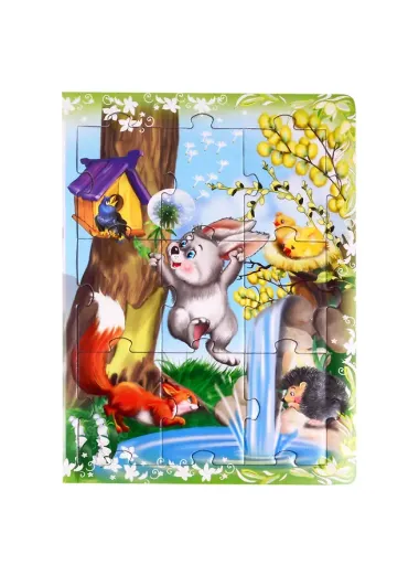 Загадки для малышей. Книжка-пазл