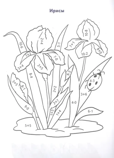 Раскраска Цветы