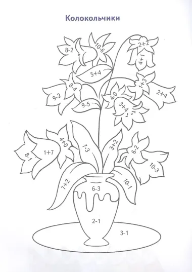Раскраска Цветы