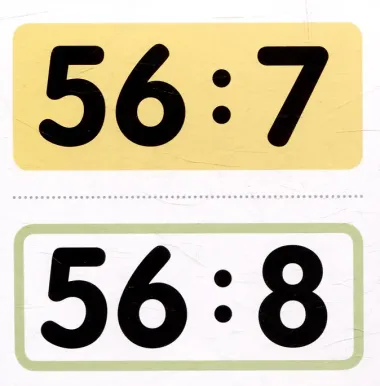 Карточки в лапочке. Таблица деления. 65 карточек с ответом на обороте