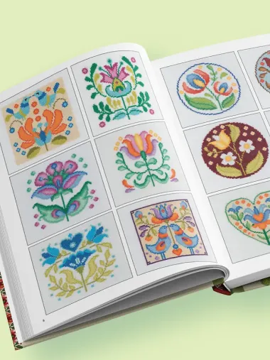 Вышивка крестиком в стиле фолк: 90+ цветных полноразмерных схем