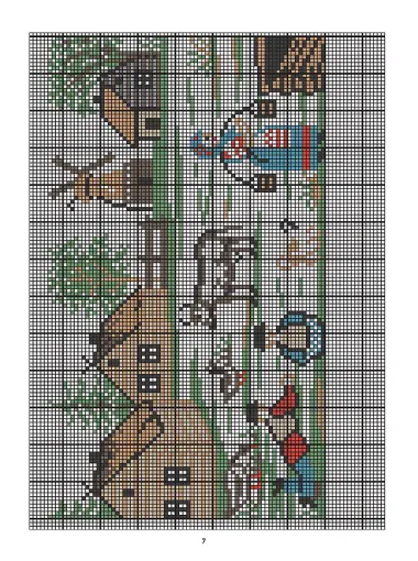 Старинные русские мотивы для вышивания крестом Более 300 аутентичных узоров в виде подробных схем