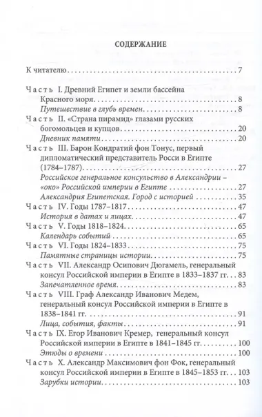 Российская империя и «страна пирамид» (Египет).История в датах и лицах