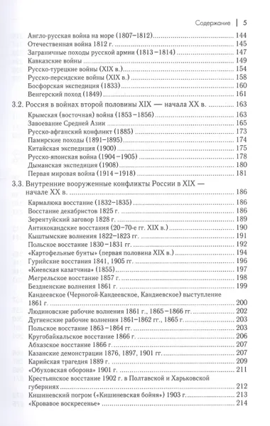 Военная история России. Внешние и внутренние конфликты