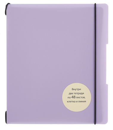 Тетрадь 96 листов, клетка/линейка, 