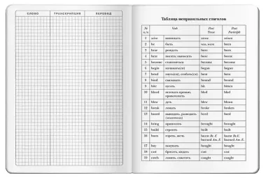 Тетрадь для записи английских слов Айрис, 