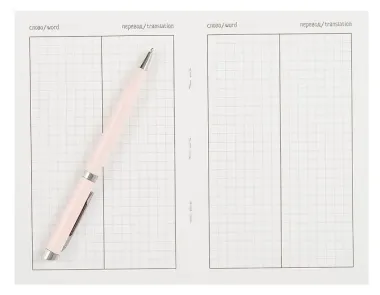 Тетрадь для записи английских слов А6 32 листа 