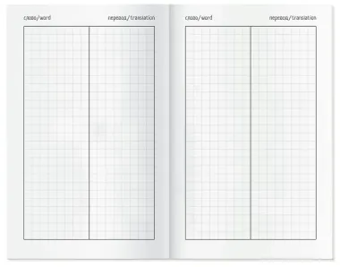 Тетрадь для записи иностр.слов А6 32л 