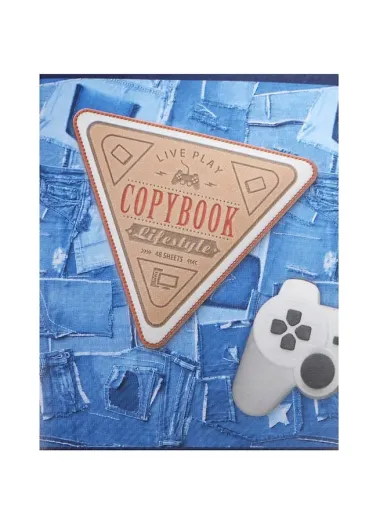 Тетрадь в клетку Hatber, Jeans style, 48 листов, в ассортименте
