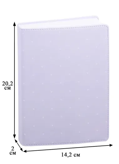 Ежедневник недат. А5 160л Pastel голубой, иск.кожа, интегр.переплет, шелкография, ляссе