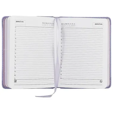 Ежедневник Listoff Amethyst лавандовый, недатированный, А6
