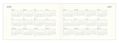 Еженедельник датированный 2026 год, А6, 64 листа, 160x105 мм 