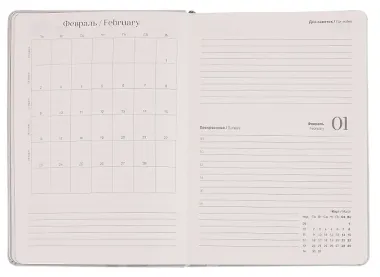 Ежедневник датированный 2026 год, А5, 176 листов, 140x200 мм 