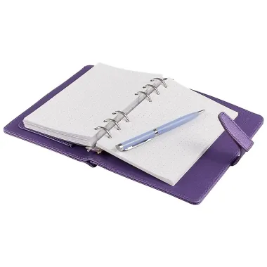Ежедневник Escalada «Наппа», фиолетовый металлик, 160 листов, А6+