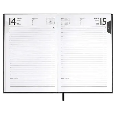 Ежедневник датированный 2026 год, А5, 176 листов, 