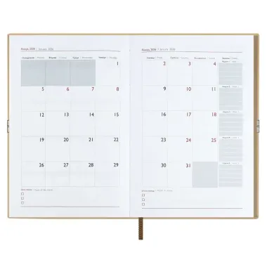 Ежедневник датированный 2026 год, А5, 176 листов, 