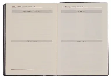 Ежедневник датированный 2026 год, А6+, 176 листов, 