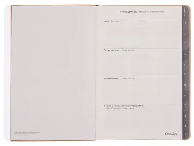 Еженедельник датированный 2026 год, А5, 80 листов, 