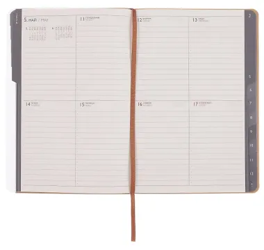 Еженедельник датированный 2026 год, А5, 80 листов, 