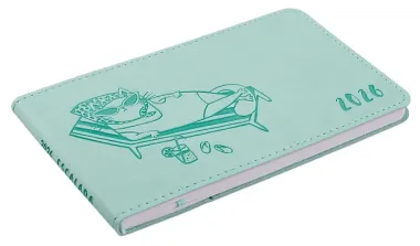 Еженедельник датированный 2026 год, 64 листа, 150x87 мм 