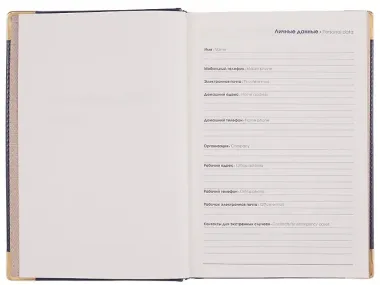 Ежедневник датированный 2026 год, А5, 176 листов, 