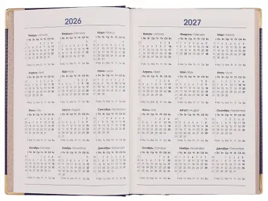 Ежедневник датированный 2026 год, А5, 176 листов, 