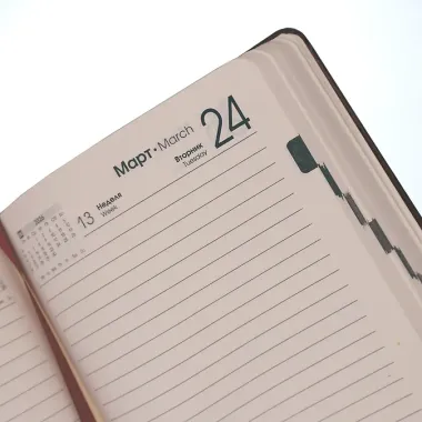 Ежедневник датированный 2026 год, А6, 176 листов, 