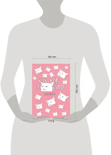 Блокнот. Как все задолбало (формат А4, мягкая обложка, круглые углы, блок в точку)