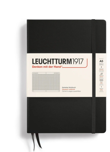 Книга для записей «Classic. Черный», А5, твердая обложка, Leuchtturm1917