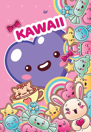 Записная книжка «Kawaii», 32 листа, А6
