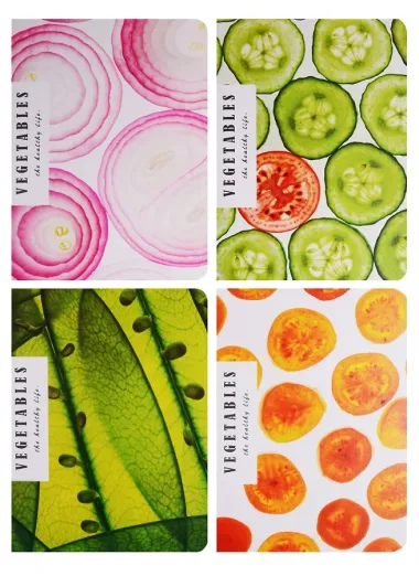 Записная книжка «Vegetables», 24 листа, А6