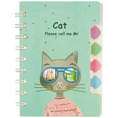 Записная книжка «Cat», линейка, 72 листа, А6