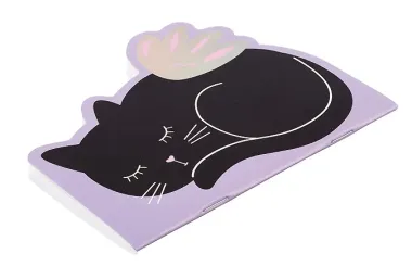 Записная книжка «Cat wings» А6+, 32 листа в линейку, сшивка, Yoi