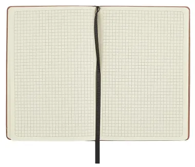 Книга для записей А5, 100 листов в клетку, черная, Schiller